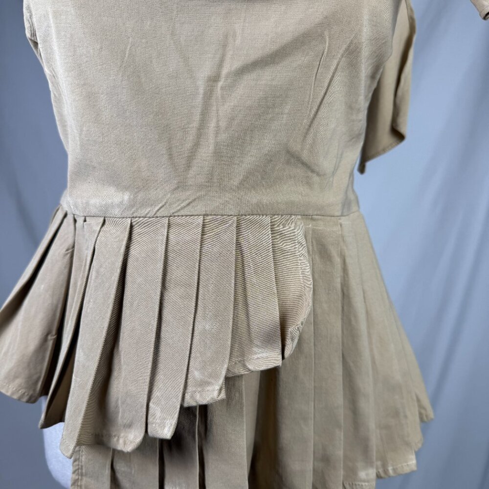 SEA New York One-Shoulder Pleated Top Size 0 - Picture 2 of 7
